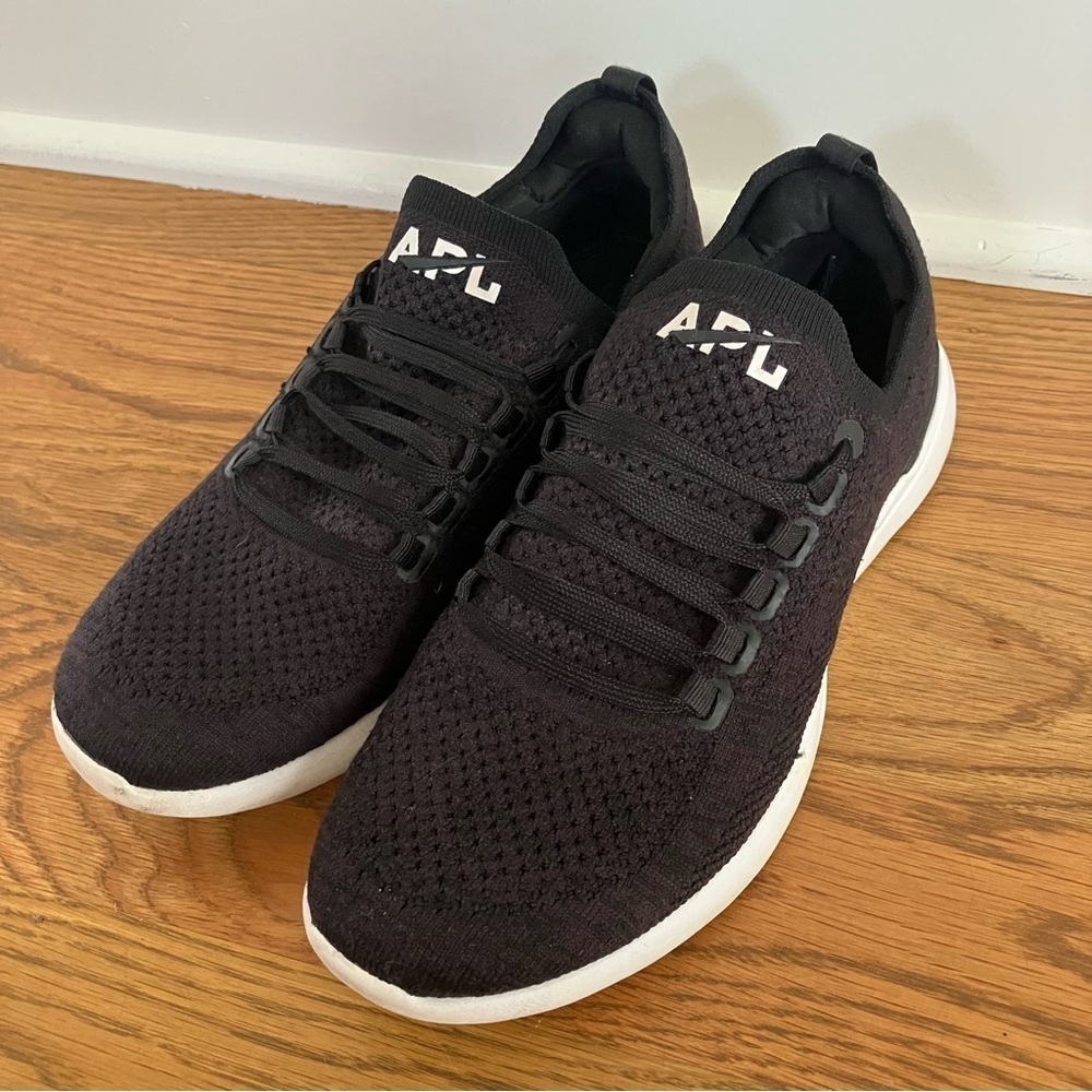 APL Black Knit Slip-On Women's 8 Sneakers
